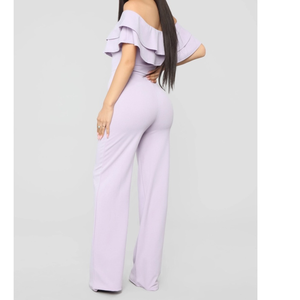 Ready To Ruffle Jumpsuit - Lavender - Picture 4 of 4